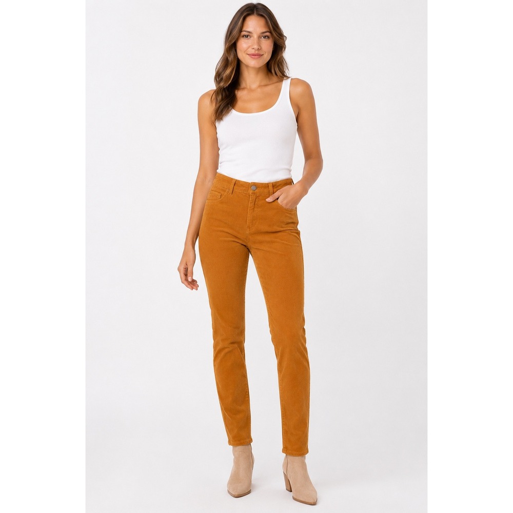 Pilcro and the Letterpress Serif Corduroy Pants Mustard Yellow 28 Slim Straight